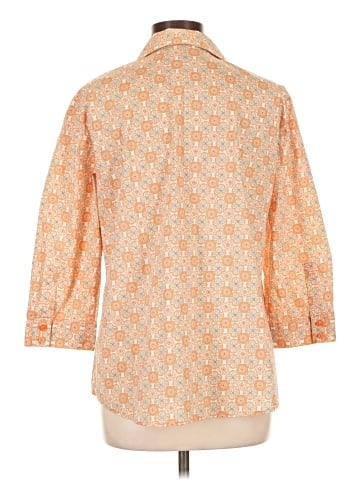 Jones New York Signature 3/4 Sleeve Button-Down Shirt (view 2)
