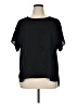 DR2 100% Polyester Black Short Sleeve Blouse Size XL - photo 1