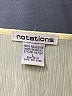 Notations 100% Polyester Yellow Sleeveless Blouse Size L - photo 7