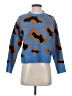 THML Animal Print Blue Pullover Sweater Size XS - photo 1