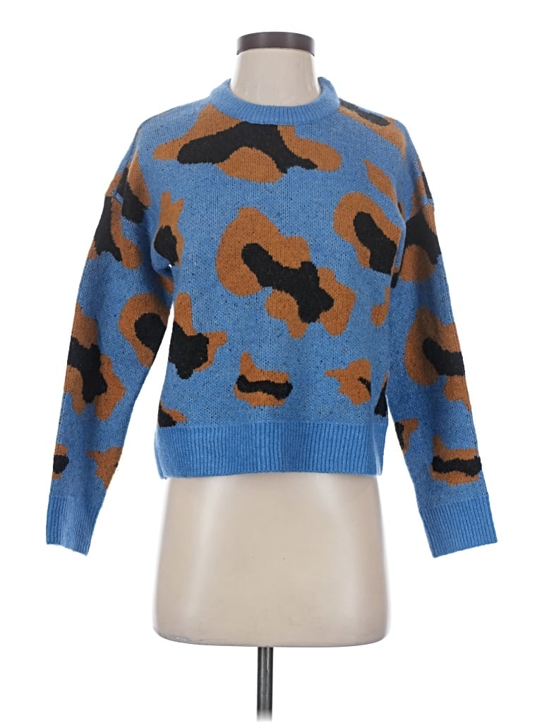 Pre-owned Thml Pullover Sweater In Blue