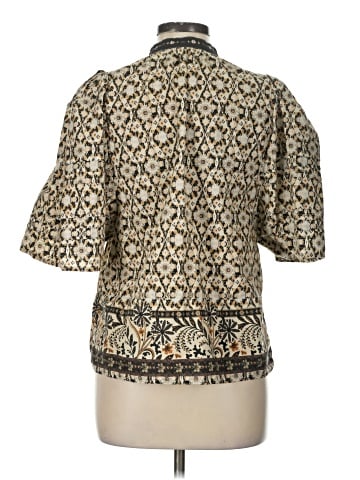 By Anthropologie Short Sleeve Blouse (view 2)