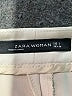 Zara Solid Ivory Dress Pants Size L - photo 7