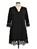Shein 100% Polyester Black Casual Dress Size 6 - photo 1
