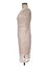 Soieblu 100% Polyester Tan Cocktail Dress Size M - photo 5