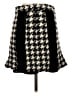 Nanette Lepore 100% Wool Houndstooth Black Wool Skirt Size 0 - photo 2