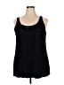 Eileen Fisher 100% Linen Black Tank Top Size XXL (estimated) - photo 1