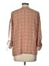 Worthington 100% Polyester Orange 3/4 Sleeve Blouse Size L - photo 2