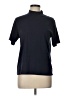 Christopher & Banks Black Short Sleeve Top Size L - photo 1