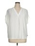Banana Republic 100% Polyester Ivory Short Sleeve Blouse Size XL - photo 1