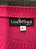 Liza Byrd 100% Acrylic Hearts Pink Pullover Sweater Size L - photo 7
