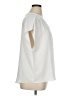 Banana Republic 100% Polyester Ivory Short Sleeve Blouse Size XL - photo 4