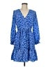 Eliza J 100% Polyester Blue Casual Dress Size 6 - photo 1
