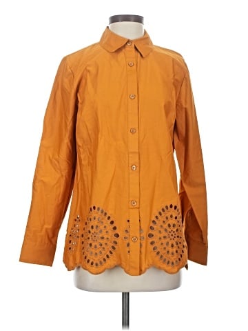Joan Rivers Long Sleeve Button-Down Shirt (view 1)
