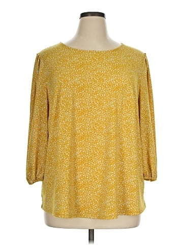 Adrianna Papell 3/4 Sleeve Blouse (view 1)