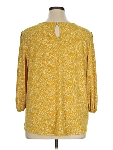Adrianna Papell 3/4 Sleeve Blouse (view 2)