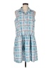 Tuckernuck Plaid Blue Casual Dress Size M - photo 1