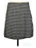 Old Navy 100% Polyester Houndstooth Black Casual Skirt Size M - photo 2