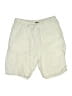 H&M Solid Ivory Cargo Shorts Size M - photo 1