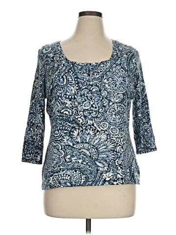 Liz Claiborne 3/4 Sleeve Top (view 1)