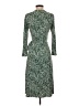 BCBGMAXAZRIA Paisley Green Cocktail Dress Size S - photo 2