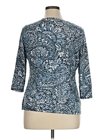 Liz Claiborne 3/4 Sleeve Top (view 2)