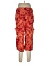 Style&Co Tie-dye Red Casual Pants Size 10 - photo 1