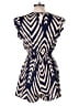 Unbranded 100% Rayon Chevron-herringbone Blue Romper Size L - photo 2