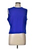 Tanner 100% Polyester Blue Sleeveless Blouse Size 14 - photo 1