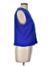 Tanner 100% Polyester Blue Sleeveless Blouse Size 14 - photo 4