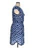 En Focus Studio Print Blue Casual Dress Size 14 - photo 4