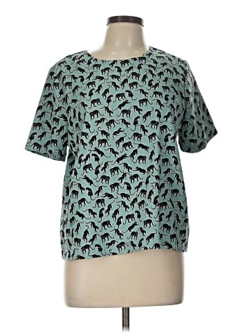 Ann Taylor Short Sleeve Blouse (view 1)