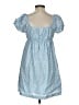 ABound 100% Cotton Blue Casual Dress Size S - photo 2