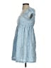 ABound 100% Cotton Blue Casual Dress Size S - photo 5