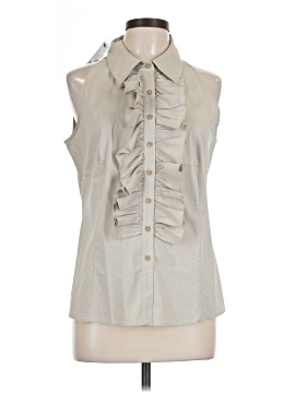 Adrienne Vittadini Sleeveless Button Down Shirt