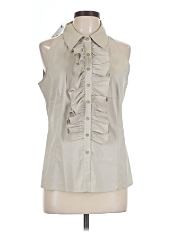 Adrienne Vittadini Sleeveless Button-Down Shirt (view 1)
