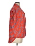 Bellatrix 100% Polyester Orange Short Sleeve Blouse Size XL - photo 4