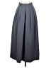 Unbranded Solid Gray Formal Skirt Size 4 - photo 1