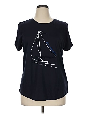 Lauren by Ralph Lauren Short Sleeve T-Shirt (view 1)