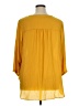 a.n.a. A New Approach 100% Polyester Yellow 3/4 Sleeve Blouse Size 1X - photo 2