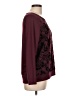 Onque Casuals Floral Burgundy Pullover Sweater Size L - photo 4