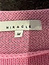 Miracle 100% Polyester Pink Pullover Sweater Size M - photo 7