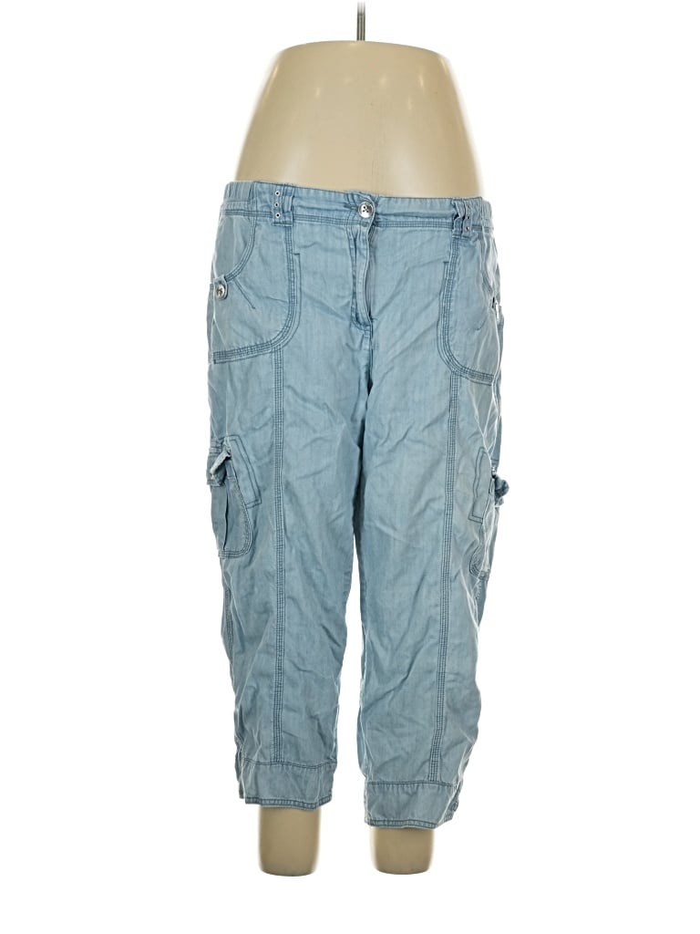 Pre-owned Chico's Cargo Pants In Blue