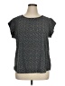 Chico's 100% Polyester Black Short Sleeve Blouse Size XL - photo 1