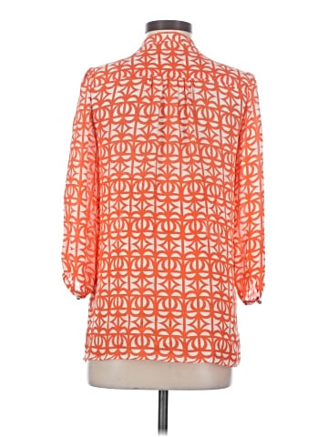 Annie Griffin 3/4 Sleeve Silk Top (view 2)