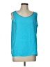 Liz Baker 100% Polyester Teal Sleeveless Top Size L - photo 1