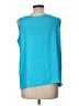 Liz Baker 100% Polyester Teal Sleeveless Top Size L - photo 2
