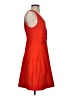 Leifsdottir Solid Red Cocktail Dress Size 4 - photo 4