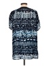 Tantrums Blue Short Sleeve Blouse Size L - photo 2