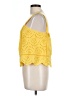 7 For All Mankind Yellow Sleeveless Blouse Size L - photo 5